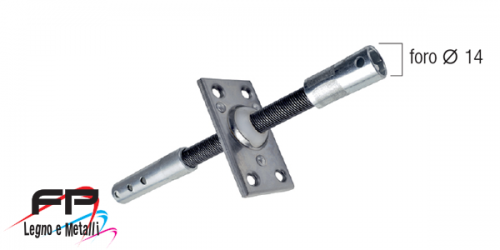 Giunto flessibile per argano ad asta oscillante